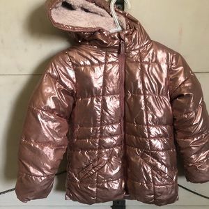 Pink shiny puffer